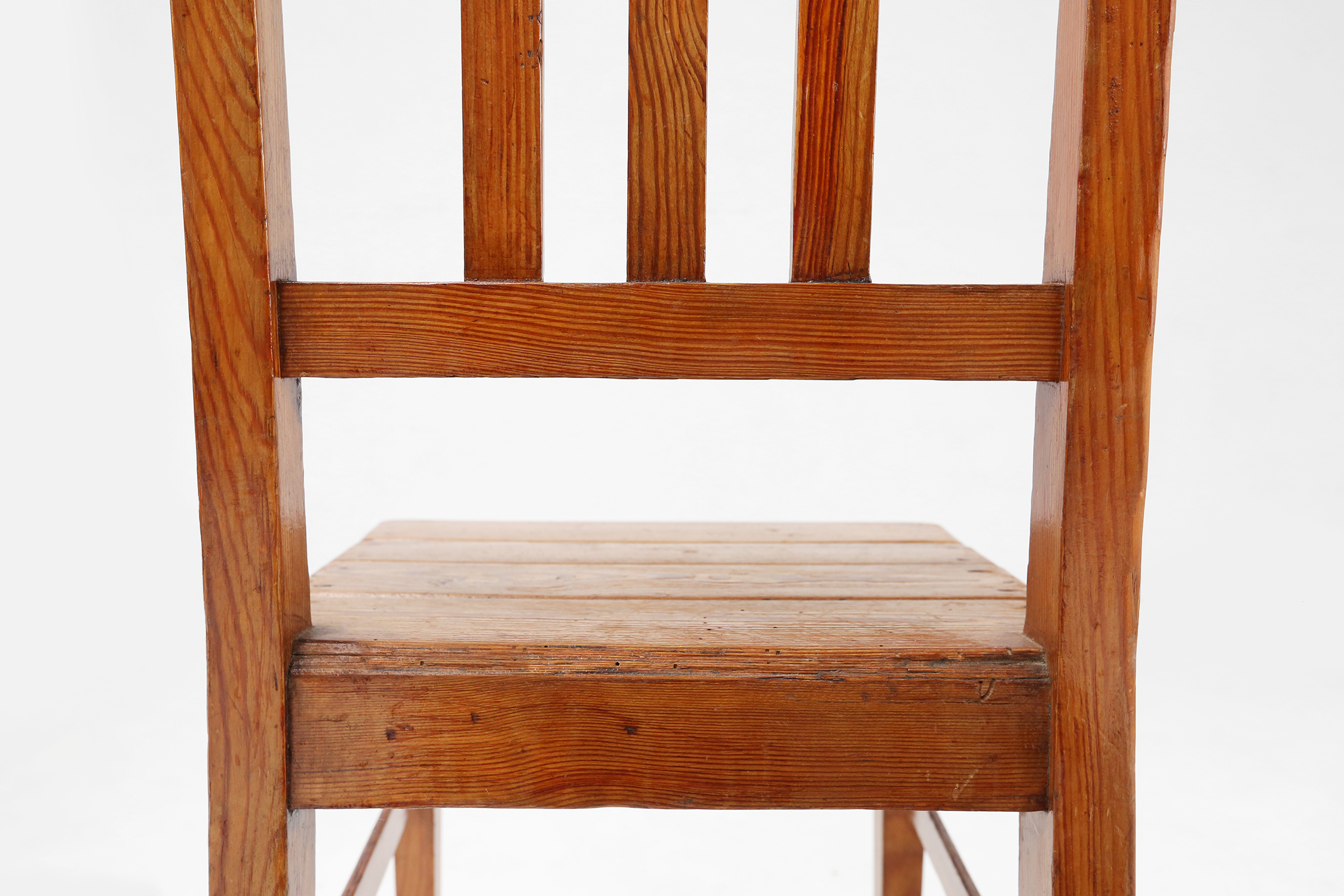 Wooden geometric chair in Jean Prouve style, France ca. 1940thumbnail